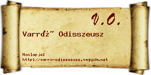 Varró Odisszeusz névjegykártya
